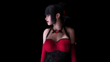 обоя 3д, графика, people, люди, взгляд, девушка