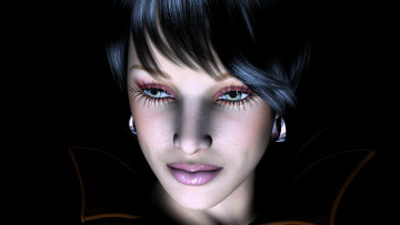 Картинка 3д графика portraits портрет девушка лицо