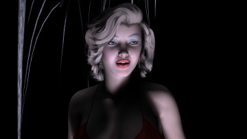 Картинка 3д графика portraits портрет девушка взгляд