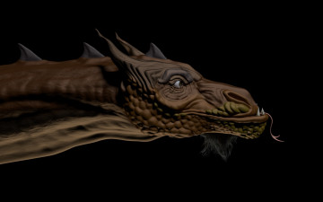 Картинка 3д графика creatures существа дракон