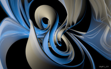 Картинка 3д графика fractal фракталы цвета узор фон