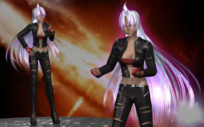 Обои картинки фото 3д, графика, anime, аниме, девушки