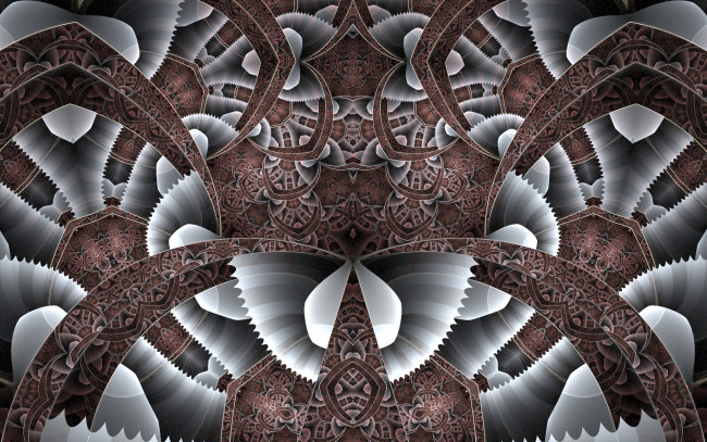 Обои картинки фото 3д, графика, fractal, фракталы, узор, цвета, фон