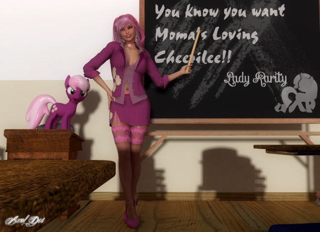 Обои картинки фото 3д, графика, people, люди, девушка, доска, учительница, игрушка