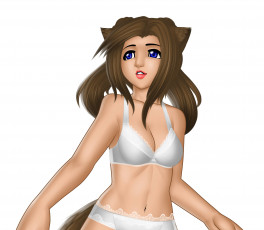 Картинка векторная+графика девушки взгляд девушка