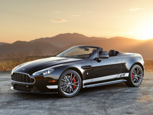 Картинка автомобили aston+martin gt aston martin v8 vantage темный roadster 2014г