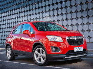 Картинка автомобили holden 2013г красный trax ltz
