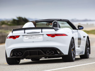 Картинка автомобили jaguar 2015г светлый us-spec project 7 f-type