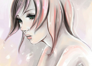 Картинка рисованные люди взгляд лицо девушка печаль