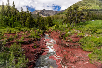 Картинка природа реки озера ущелье река лес горы