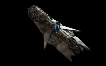 Картинка космос арт космический корабль