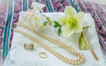 Картинка разное украшения +аксессуары +веера ожерелье гелеборус