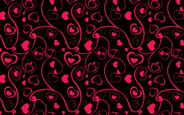 Картинка векторная+графика сердечки