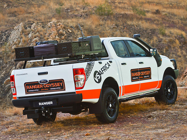 Обои картинки фото автомобили, ford, 2014г, cab, double, ranger, odyssey