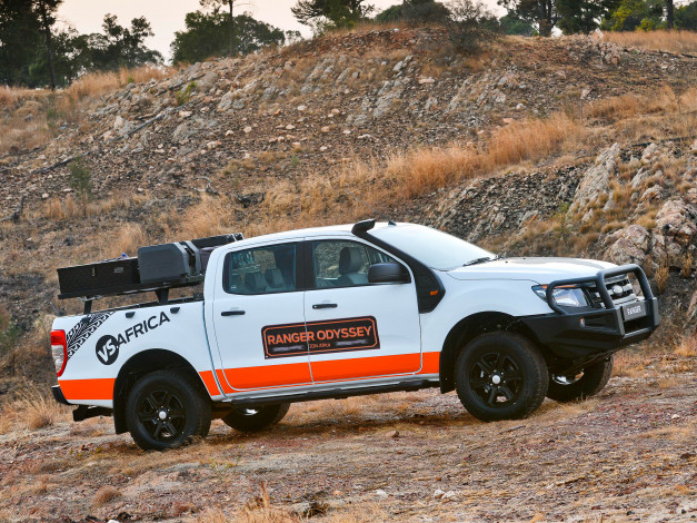 Обои картинки фото автомобили, ford, cab, double, ranger, 2014г, odyssey