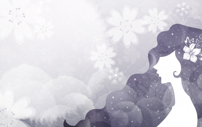 Обои картинки фото векторная графика, девушки, фон, взгляд, девушка