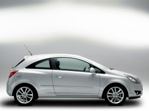 Картинка автомобили vauxhall серый d 3-door corsa