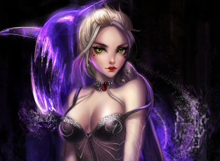 Картинка фэнтези вампиры вампир взгляд девушка арт