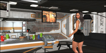 Картинка 3д+графика фантазия+ fantasy девушка взгляд фон