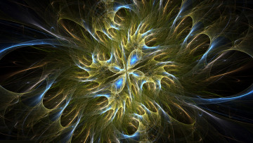 Картинка 3д+графика фракталы+ fractal цвета фон узор