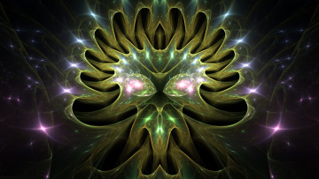 Картинка 3д+графика фракталы+ fractal узор цвета фон