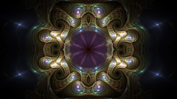 Картинка 3д+графика фракталы+ fractal узор фон цвета