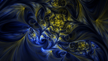 Картинка 3д+графика фракталы+ fractal узор фон цвета