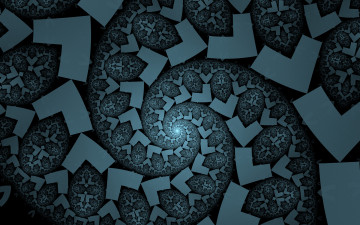 Картинка 3д+графика фракталы+ fractal цвета фон узор