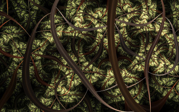 Картинка 3д+графика фракталы+ fractal цвета фон узор