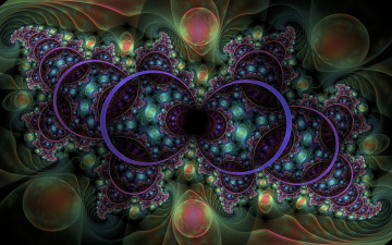 Картинка 3д+графика фракталы+ fractal цвета фон узор