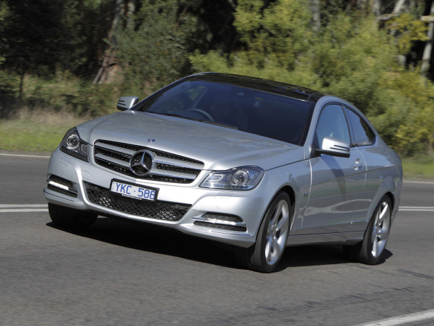 Обои картинки фото автомобили, mercedes-benz, coupe, c204, au-spec, c, 250, cdi