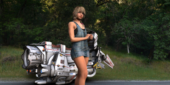 Обои картинки фото 3д графика, фантазия , fantasy, девушка, взгляд, фон