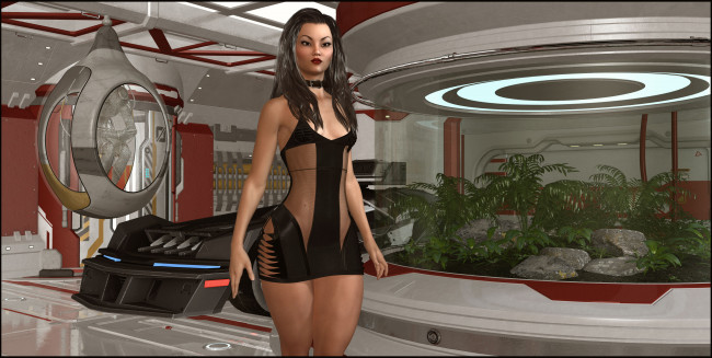 Обои картинки фото 3д графика, фантазия , fantasy, девушка, взгляд, фон