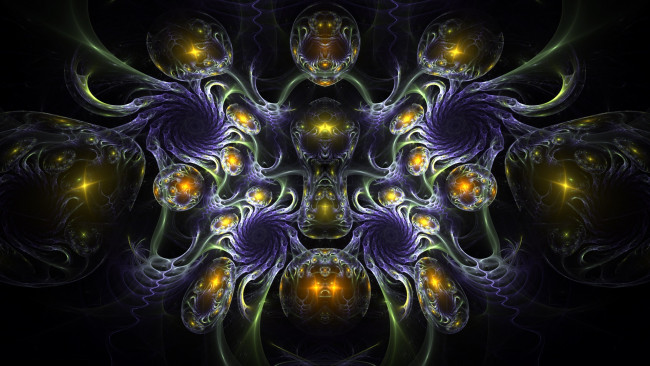 Обои картинки фото 3д графика, фракталы , fractal, цвета, фон, узор