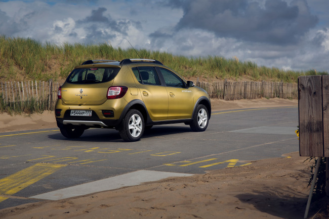 Обои картинки фото автомобили, renault, sandero, stepway, cis-spec, 2014г