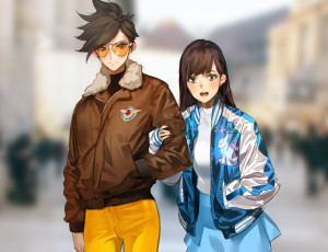 Картинка видео+игры overwatch двое