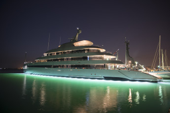 Картинка savannah корабли Яхты ночь свет