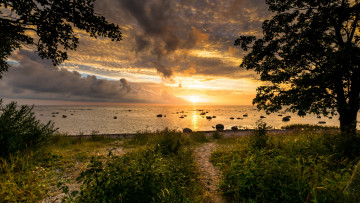 Картинка природа восходы закаты рассвет