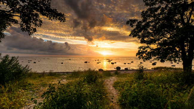 Обои картинки фото природа, восходы, закаты, рассвет