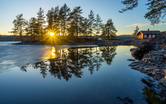 Обои картинки фото природа, восходы, закаты, рассвет