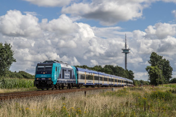 Картинка техника поезда состав локомотив