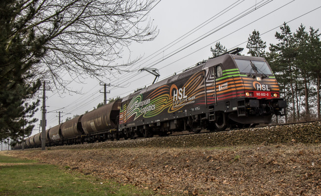 Обои картинки фото техника, электровозы, локомотив, состав