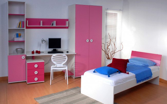 Обои картинки фото интерьер, спальня, детская, спальная