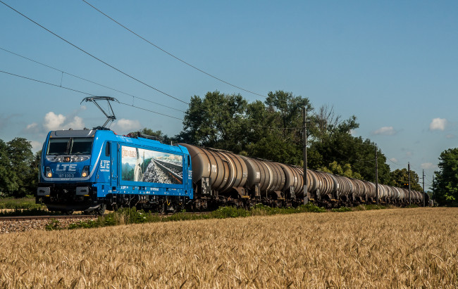 Обои картинки фото техника, электровозы, состав, локомотив