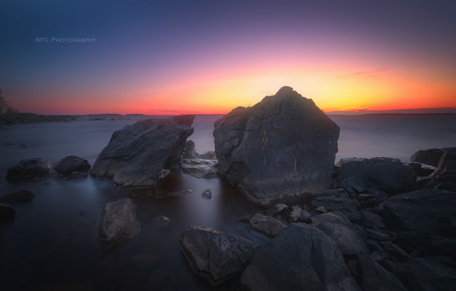 Обои картинки фото природа, восходы, закаты, озеро, закат