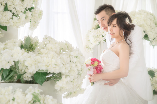 Обои картинки фото разное, мужчина женщина, любовь, свадьба, платье, невеста, жених, праздник