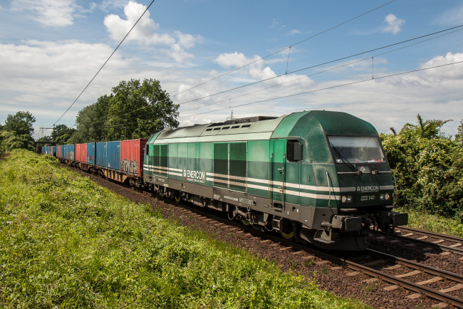 Обои картинки фото техника, поезда, состав, локомотив