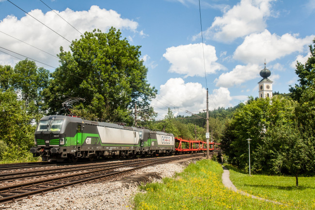 Обои картинки фото техника, поезда, состав, локомотив