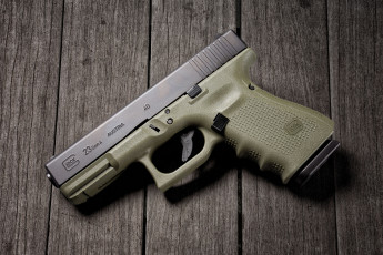 обоя glock 23 gen 4 battlefield green, оружие, пистолеты, ствол