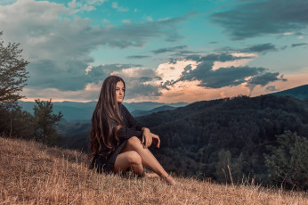 Картинка девушка девушки -unsort+ брюнетки темноволосые модель